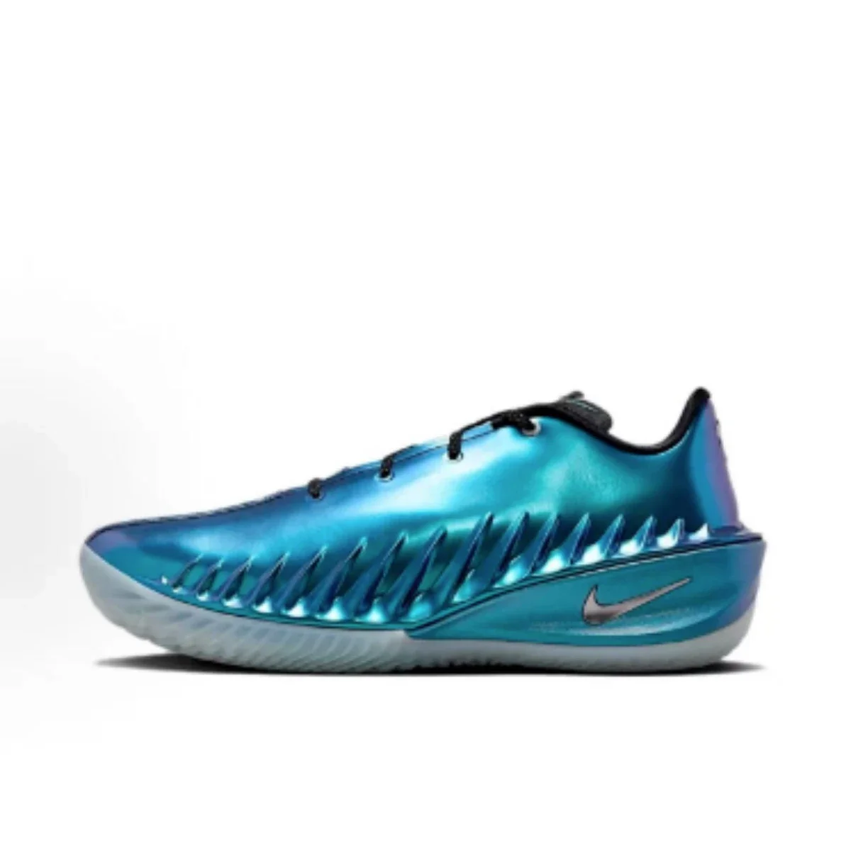 Мужские баскетбольные кроссовки Nike Air Zoom G.T. Cut 4 / GT Cut 4 (Low, Metallic Blue / Iridescent Blue)