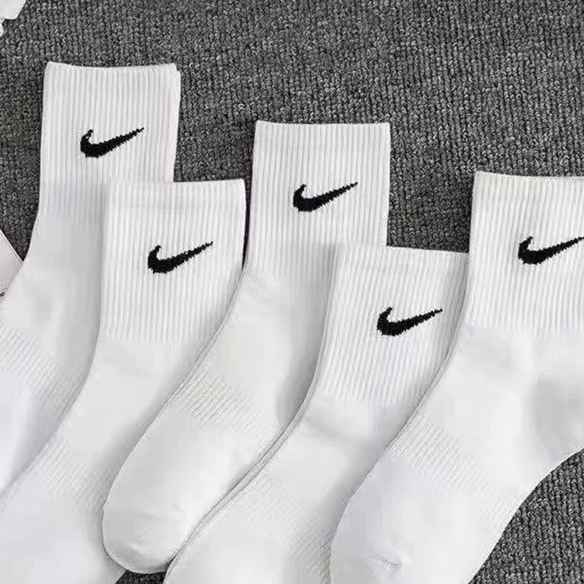 Белые носки NIKE из хлопка — набор 15 пар