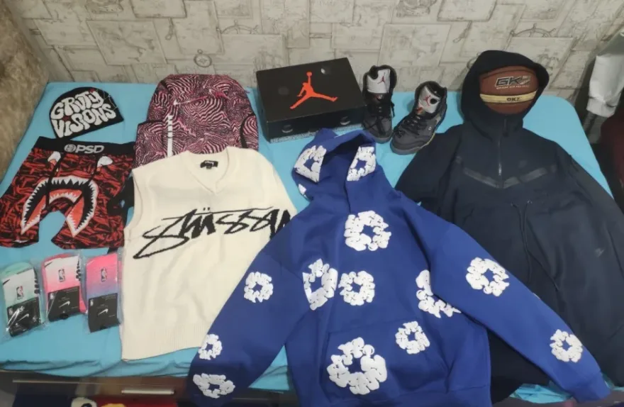 Заказ: худи, жилет, шорты, кроссовки Jordan, мяч и носки NBA